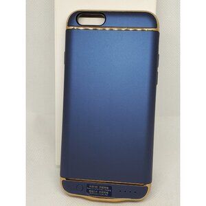 iPhone 6/6s Joyroom Charging Case – 2300mAh Battery with Blue & Gold Trim, Slim